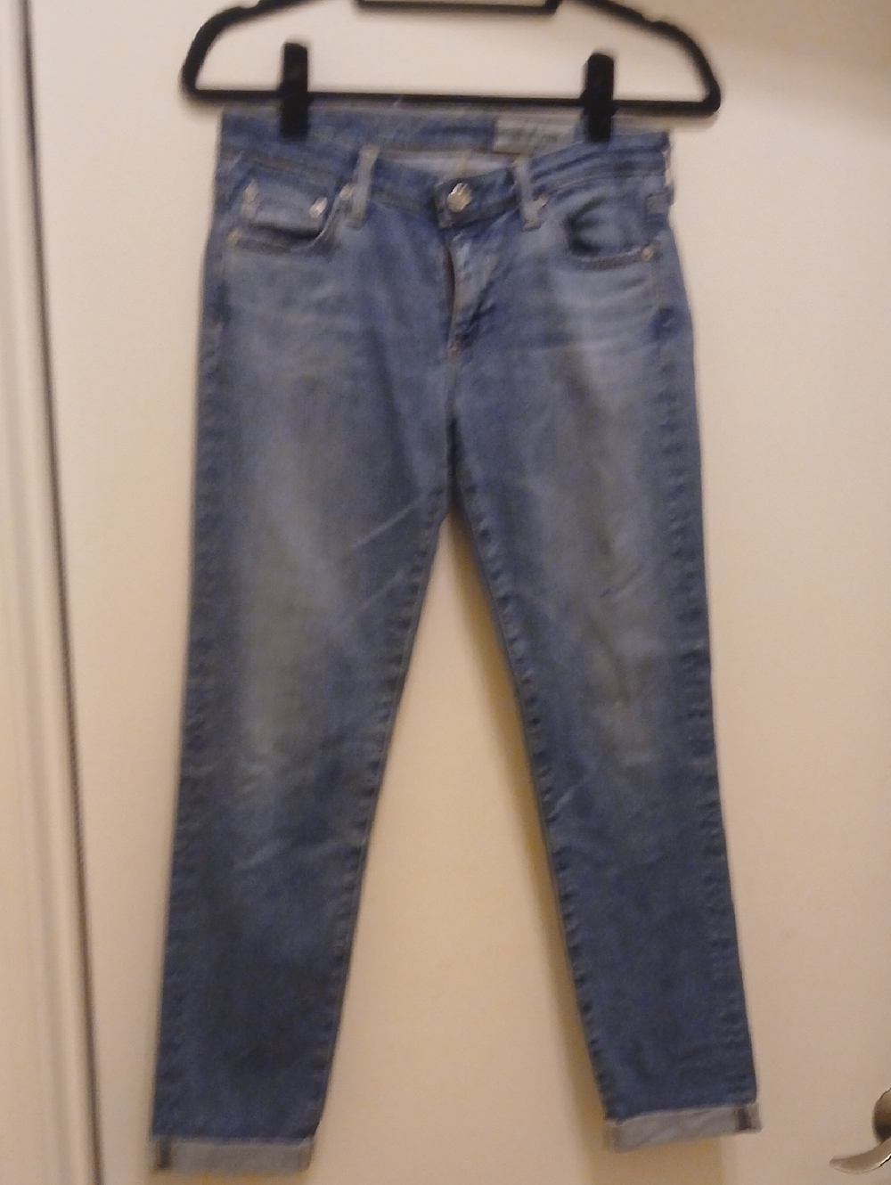 AG Adriano Goldschmied Light Blue Denim Jeans Size 37